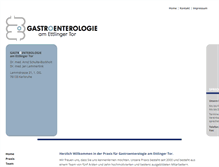 Tablet Screenshot of gastroenterologie-karlsruhe.de